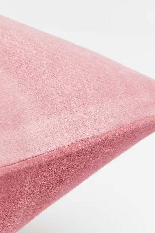 Kadife Kırlent Kılıfı Pembe