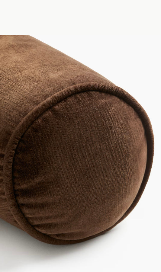 Silindir Biyeli Kırlent Kahve