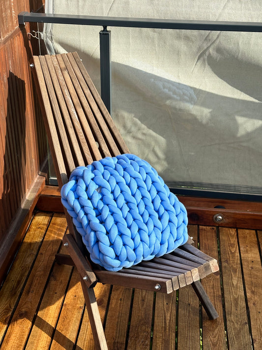 Chunky Kırlent Mavi