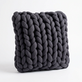 Charcoal Chunky Kırlent