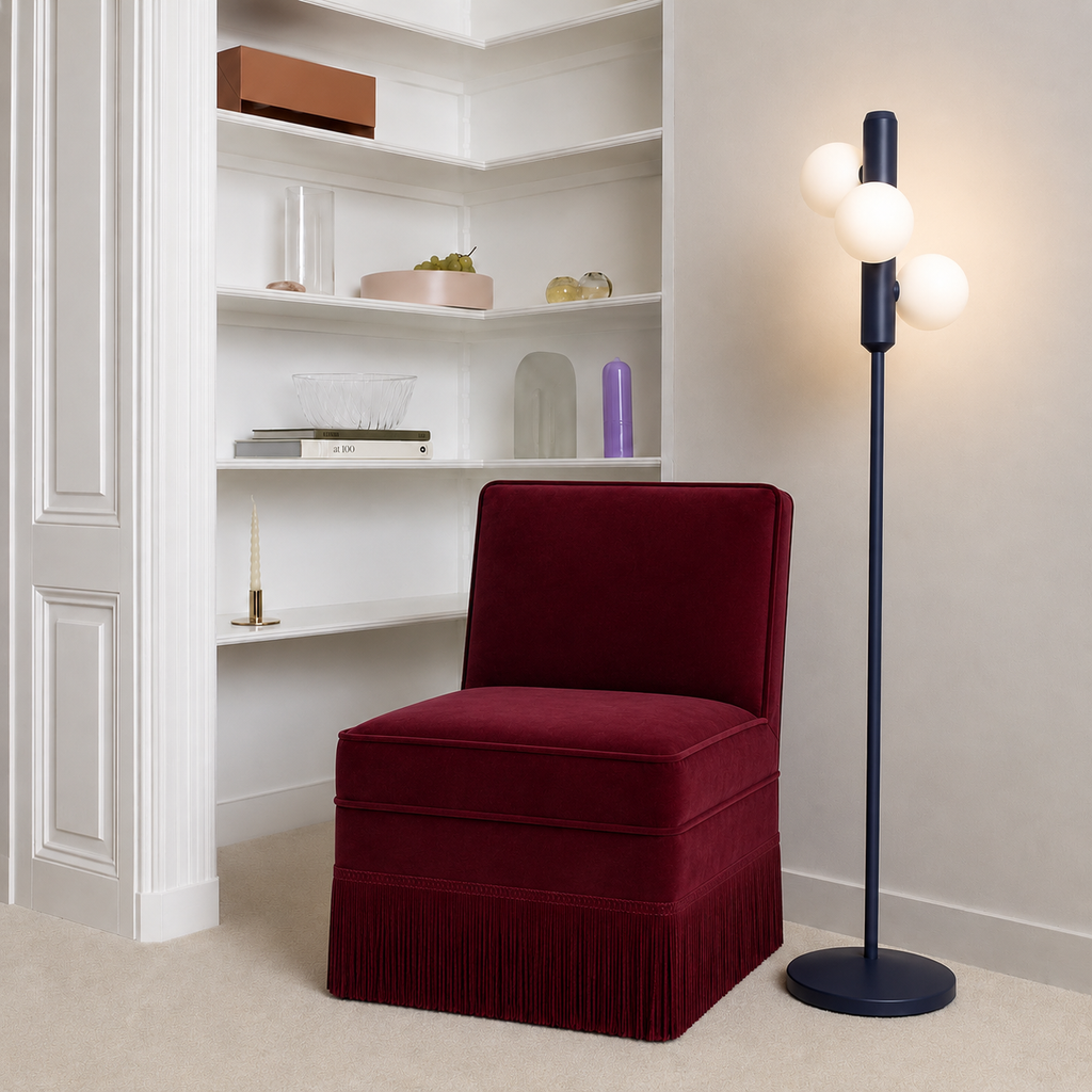 Bordeaux Tassel Sandalye