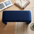 Midnight Velvet Bench