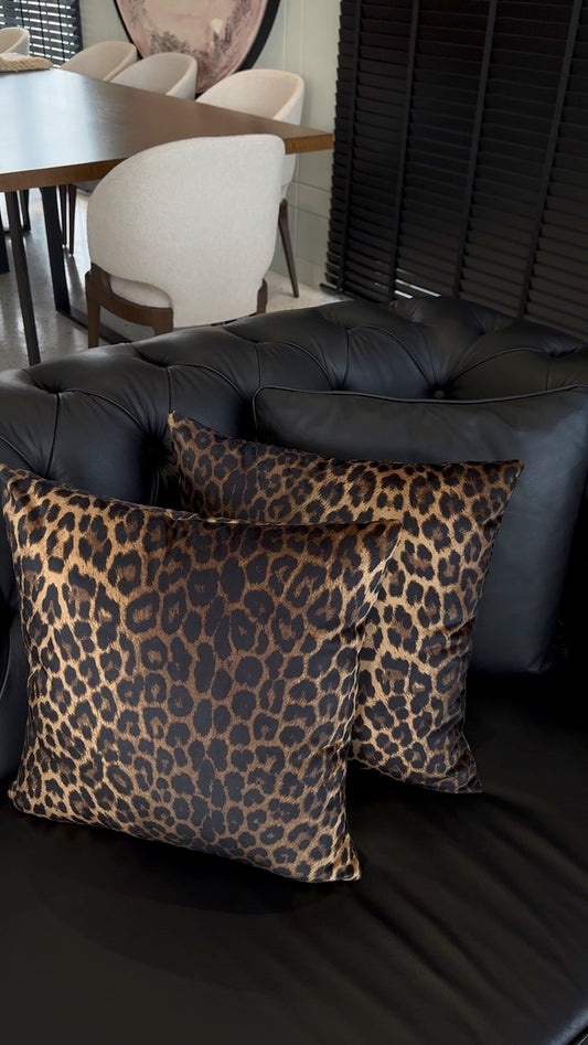 Leopar Kırlent Kılıfı