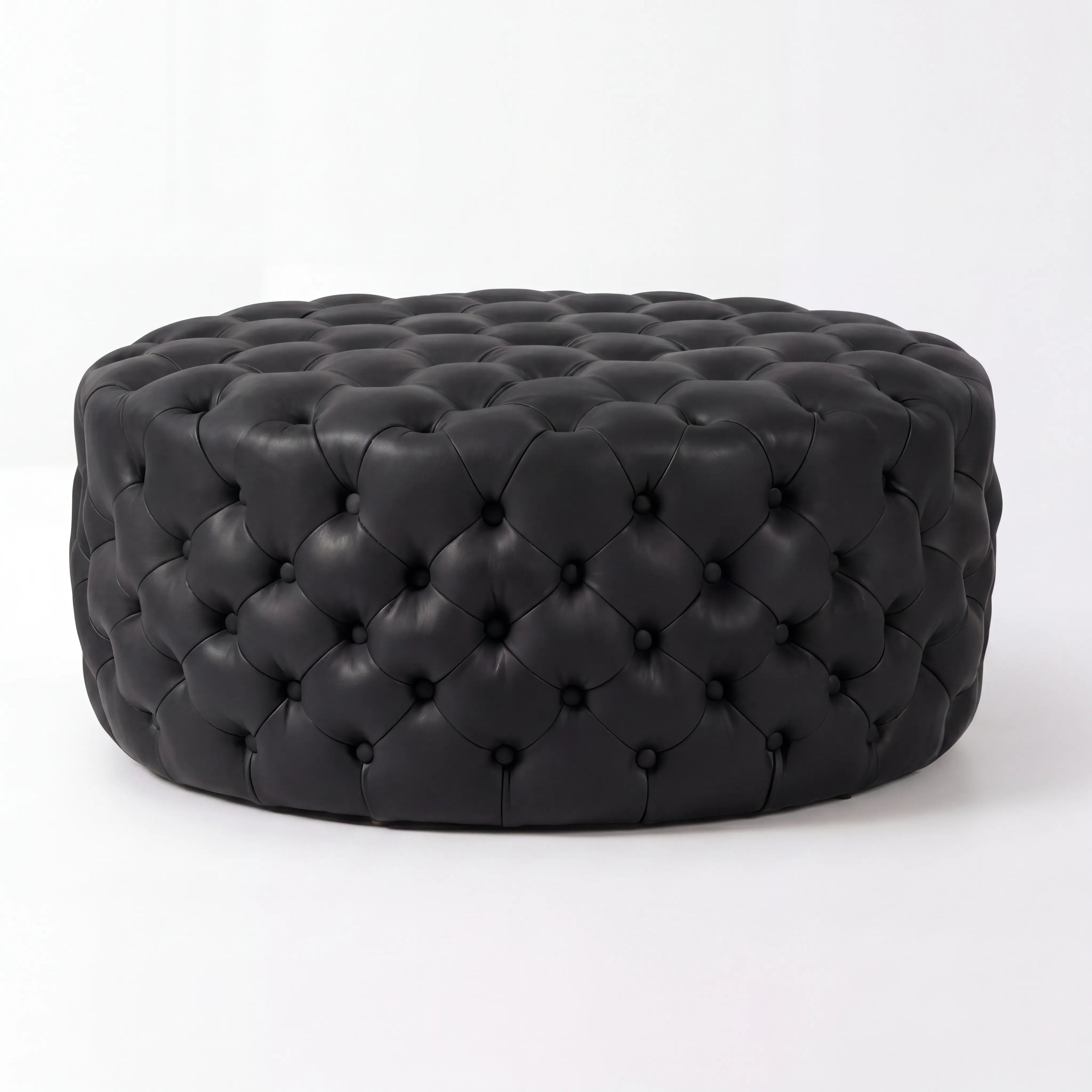 Noir Chester Ottoman