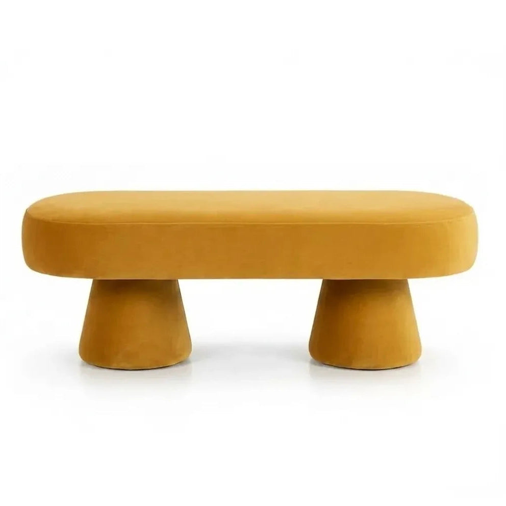 Golden Mushroom Bench