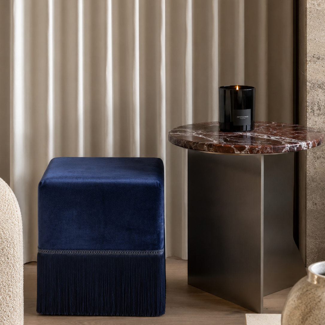 Midnight Tassel Stool