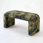 Verdant Velvet Bench