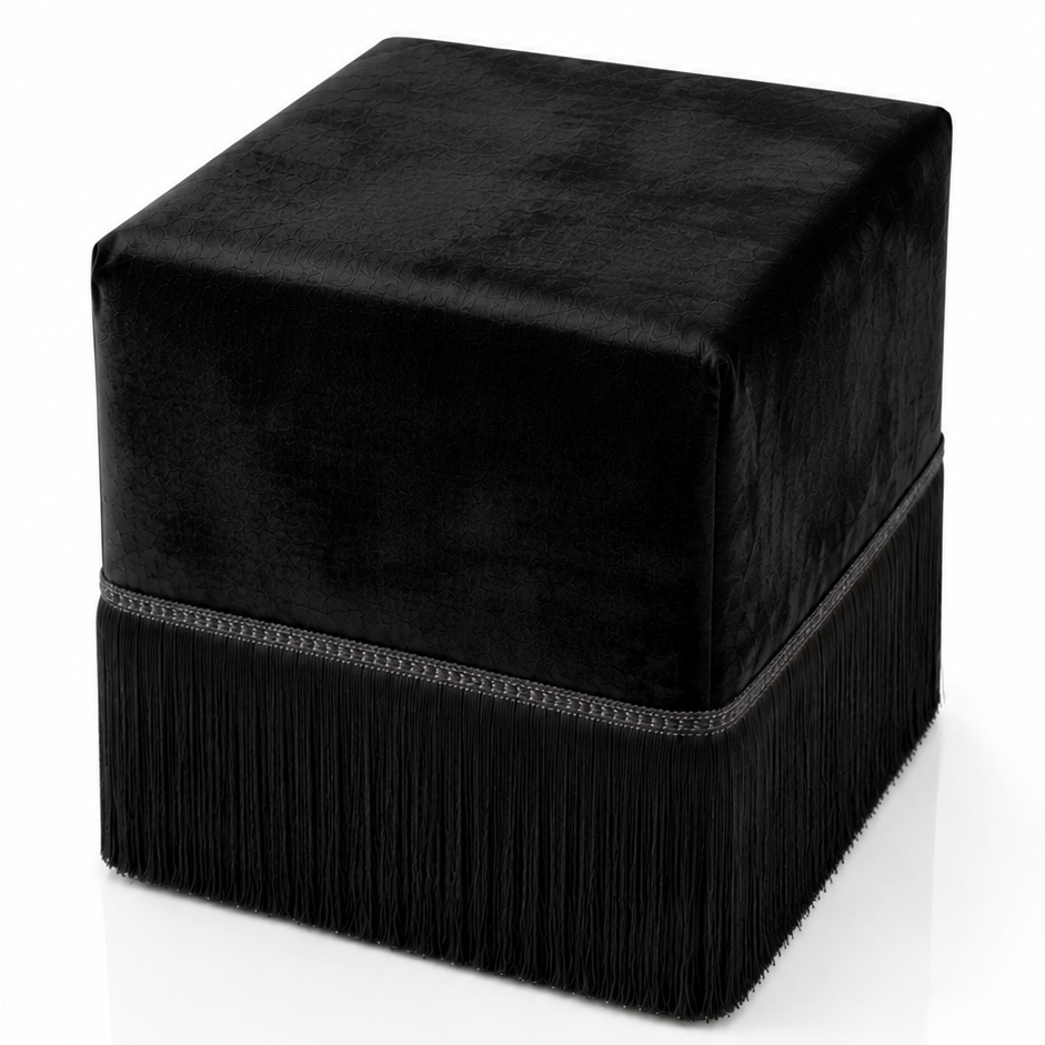 Noir Tassel Stool