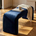 Midnight Velvet Bench