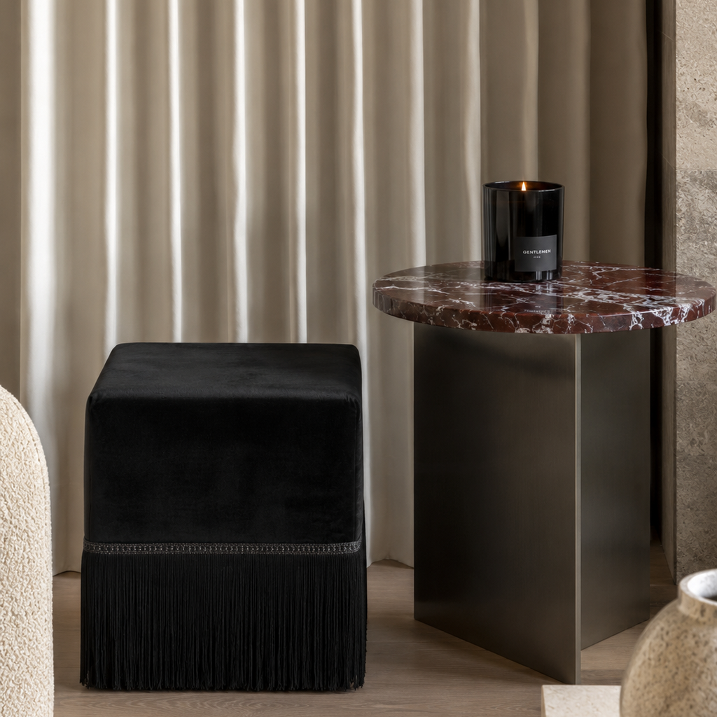 Noir Tassel Stool