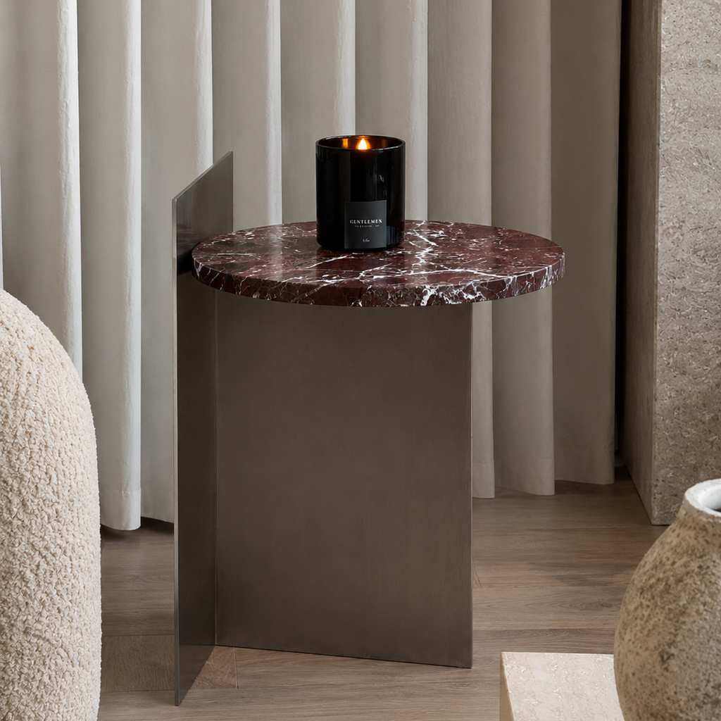 Rosso Levanto Side Table