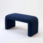 Midnight Velvet Bench