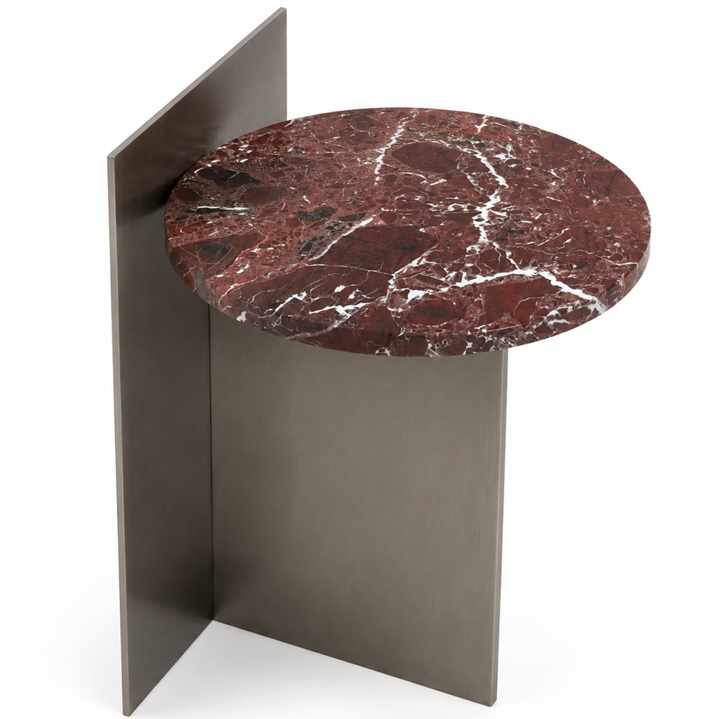 Rosso Levanto Side Table