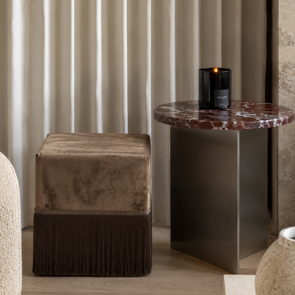 Mocha Tassel Stool