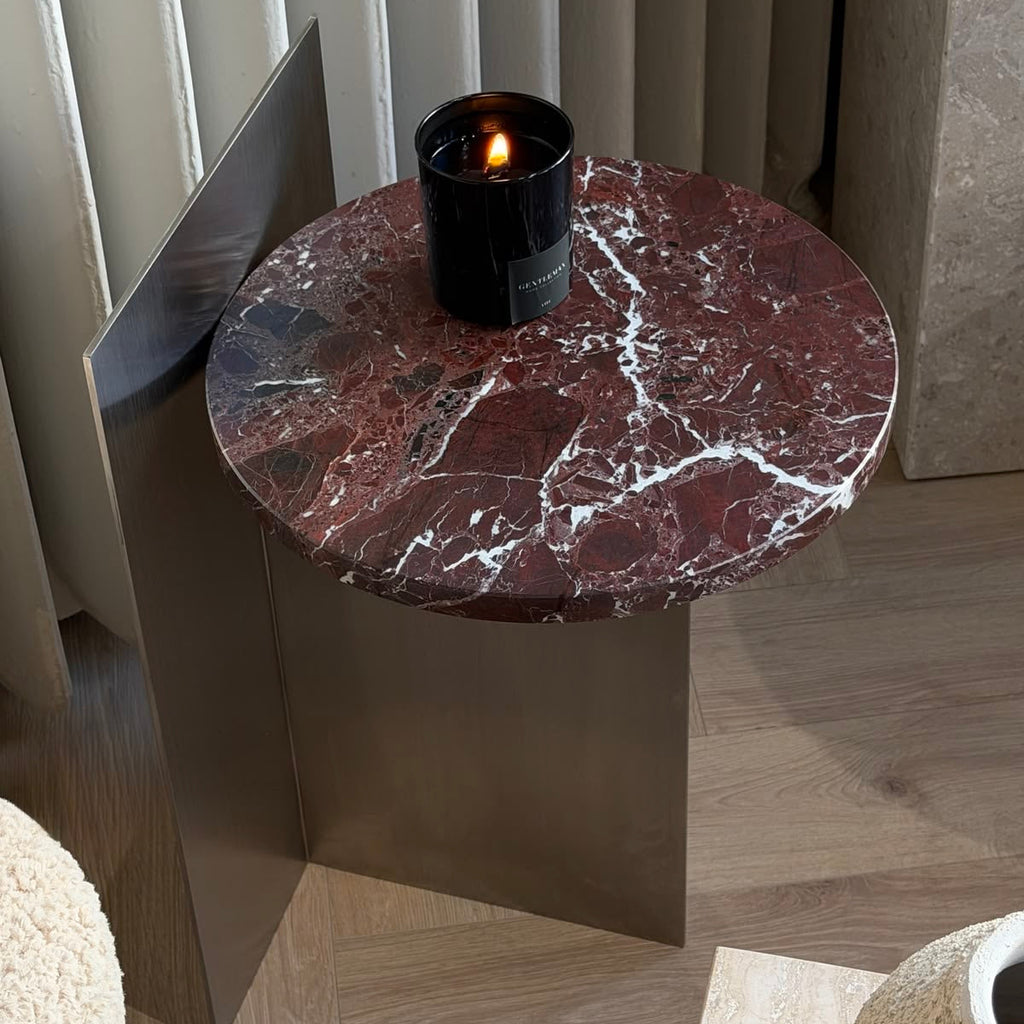 Rosso Levanto Side Table
