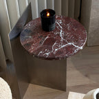 Rosso Levanto Side Table