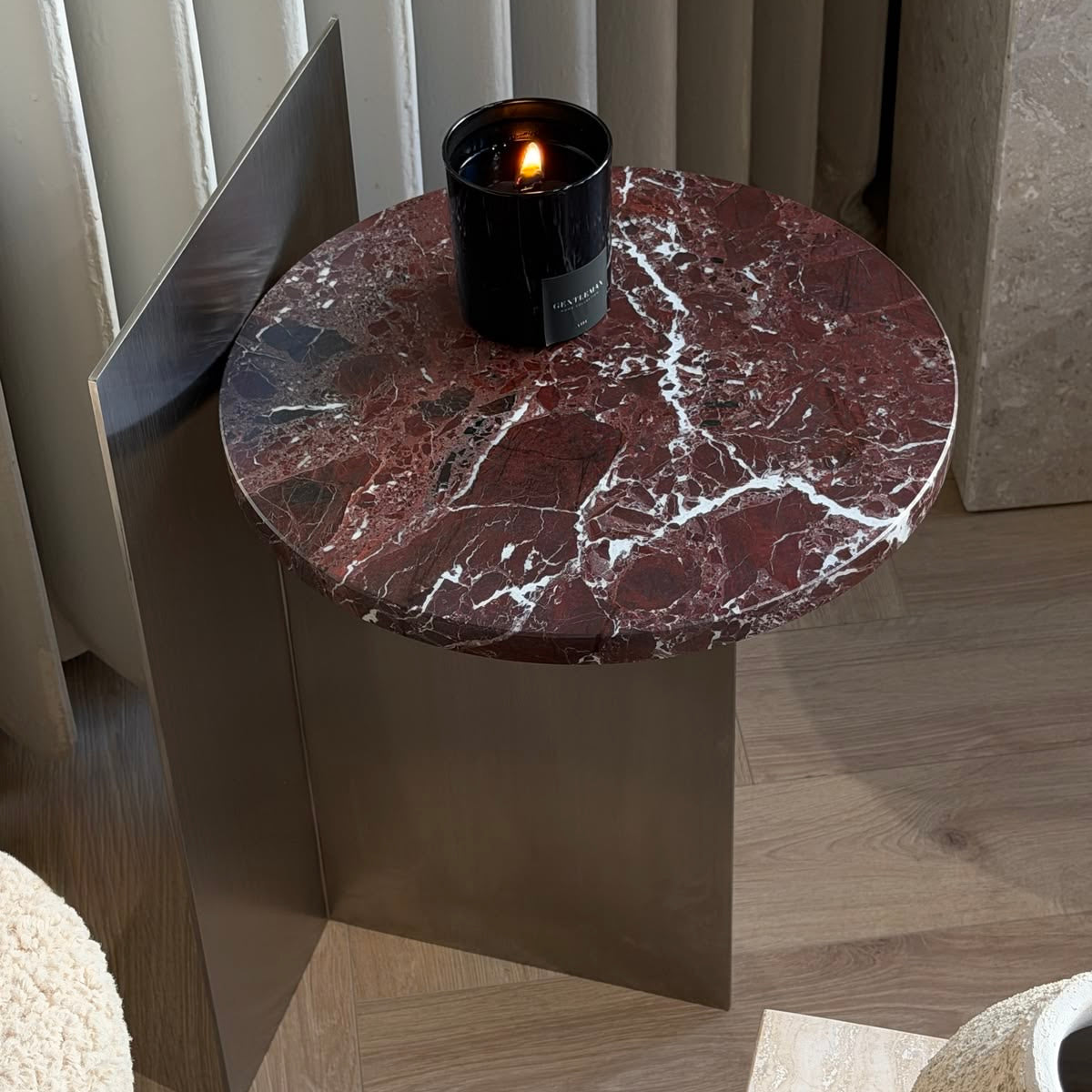 Rosso Levanto Side Table
