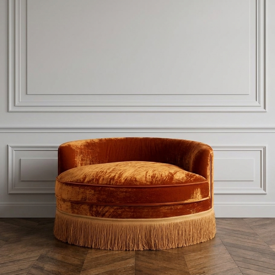 Terracotta Lounge Berjer