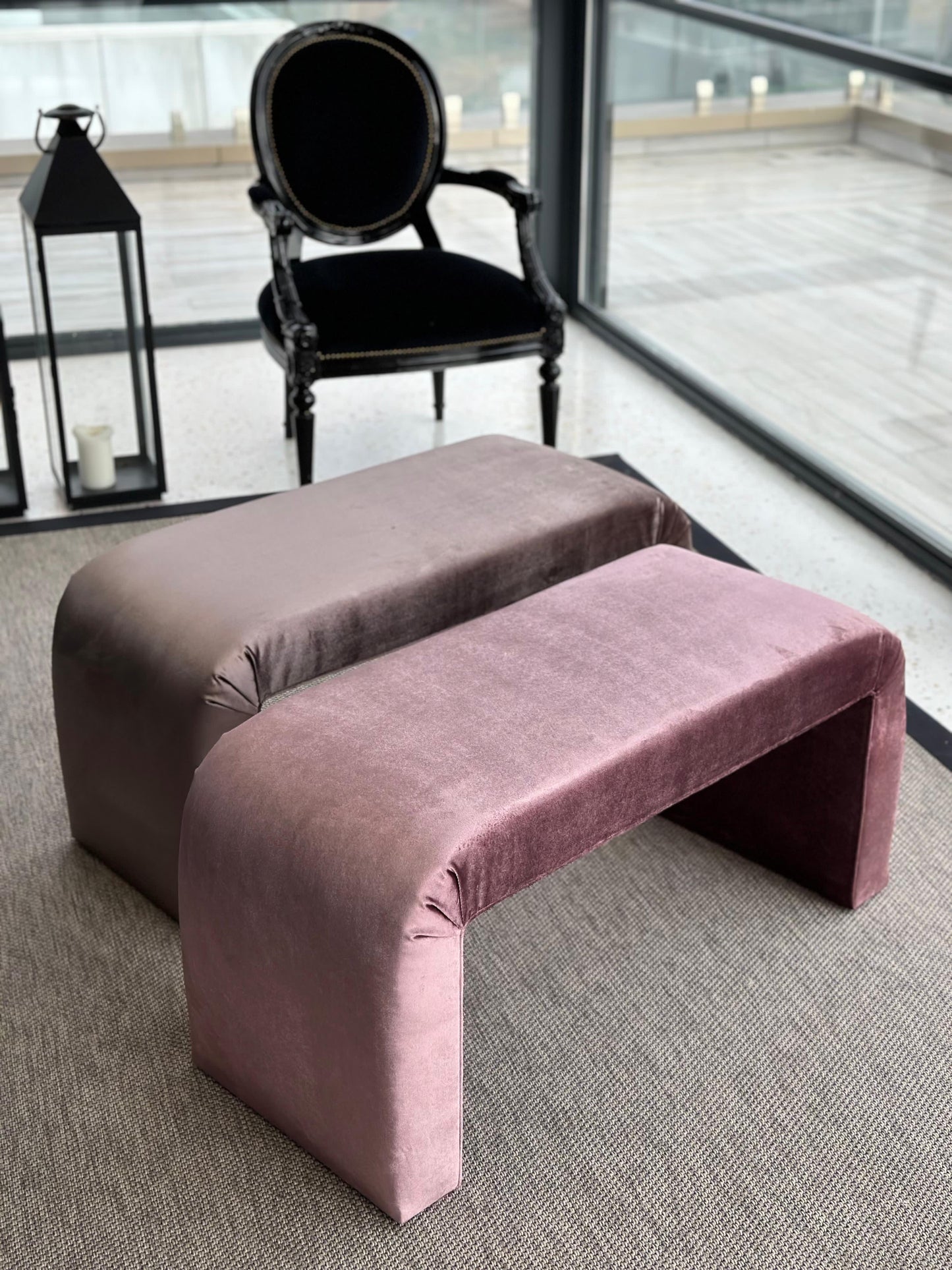 Kadife Bench Gül Kurusu